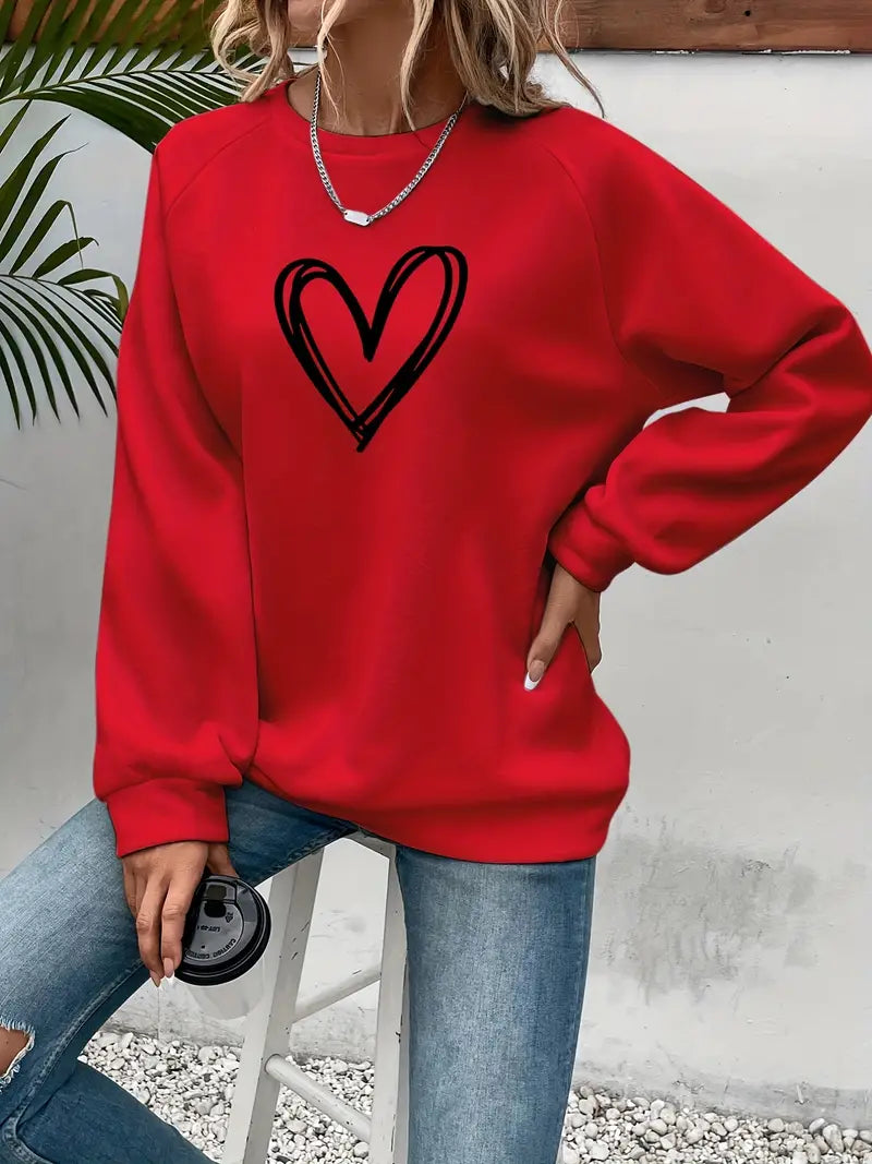 Annette | Cozy Women's Sweater Featuring Heart Print