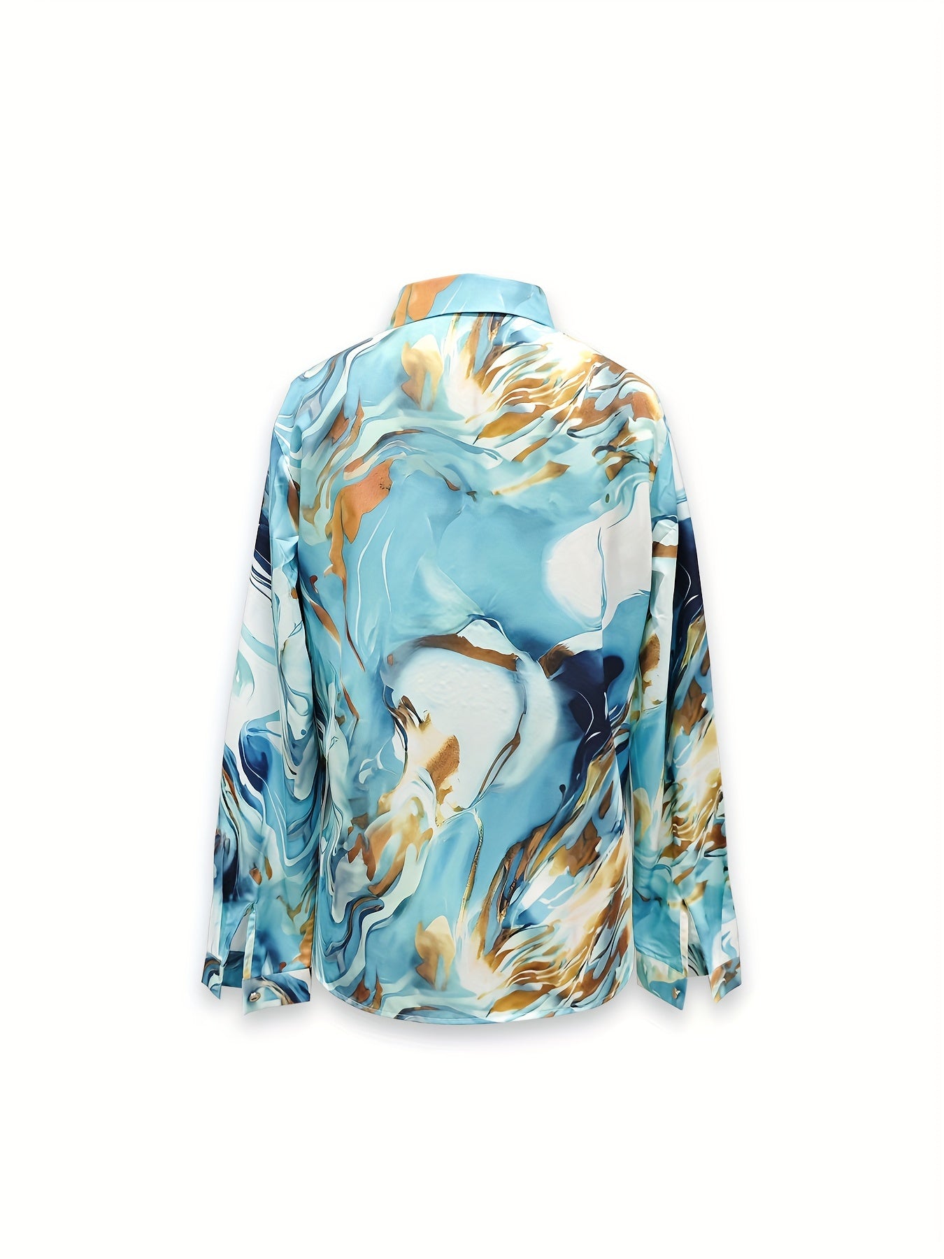 Daniela | Long Sleeve Blouse with Abstract Design