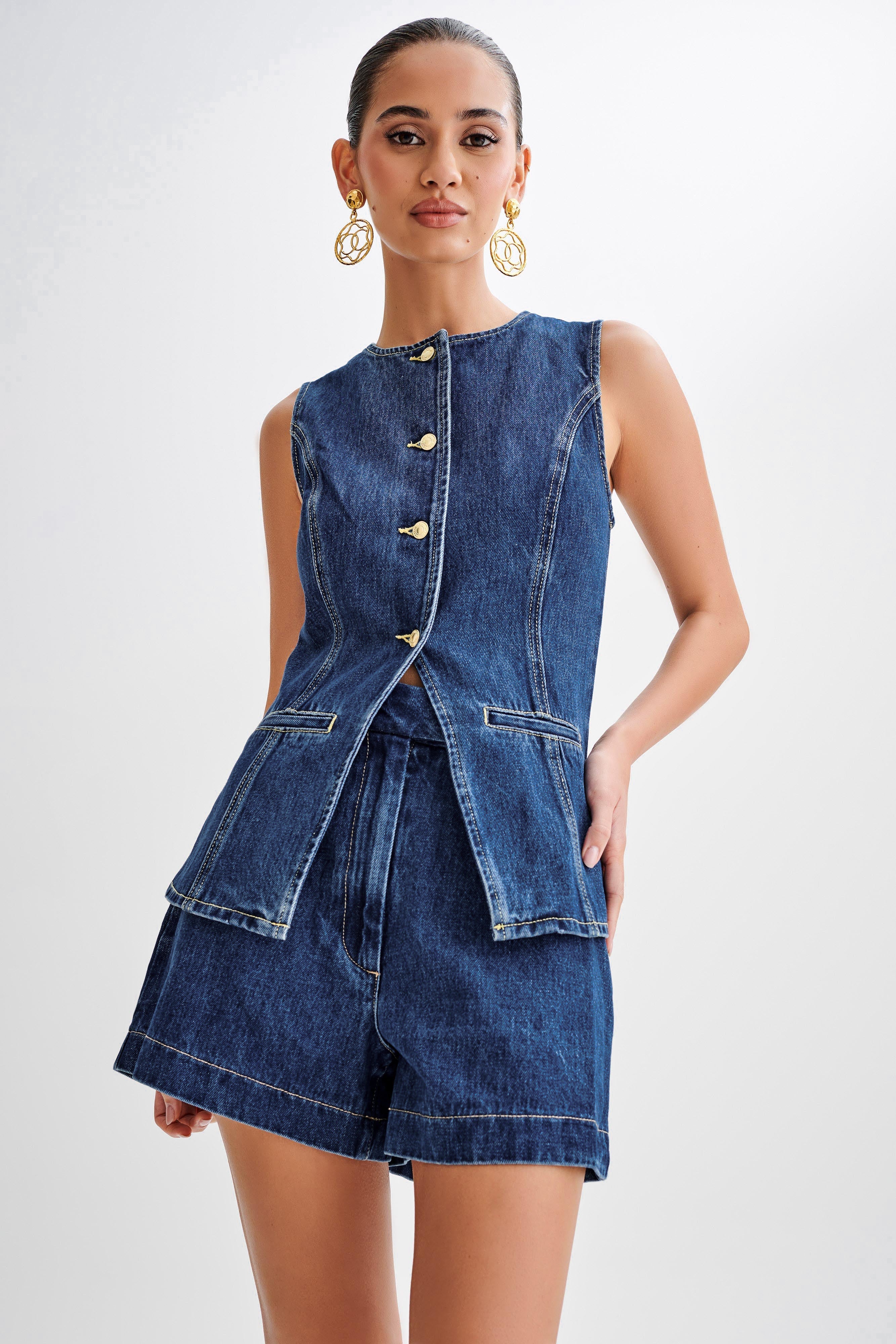 Jinx | Chic Denim Two-Piece Ensemble