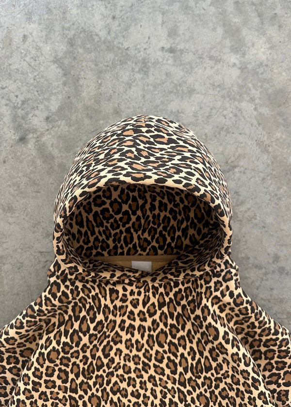 Bowie Leopard Print Hoodie