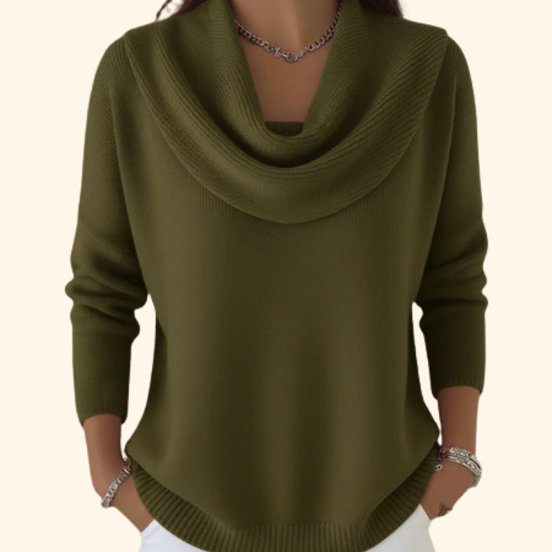 Amelia | Elegant Collared Pullover