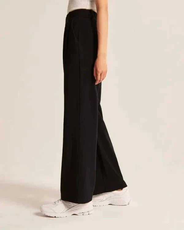 High-Waisted Wide-Leg Pants