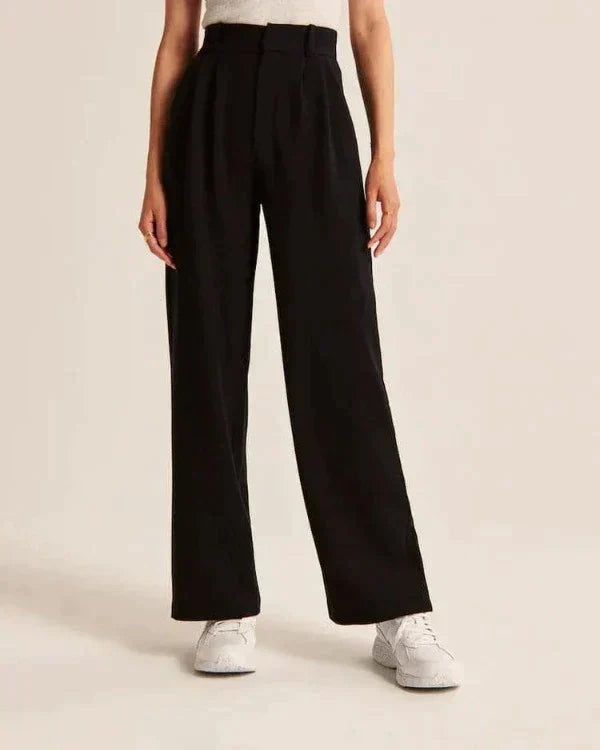 High-Waisted Wide-Leg Pants