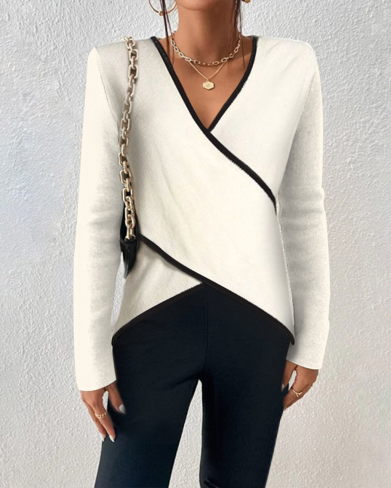 Andrea | Women's Luxe V-Neck Sweater