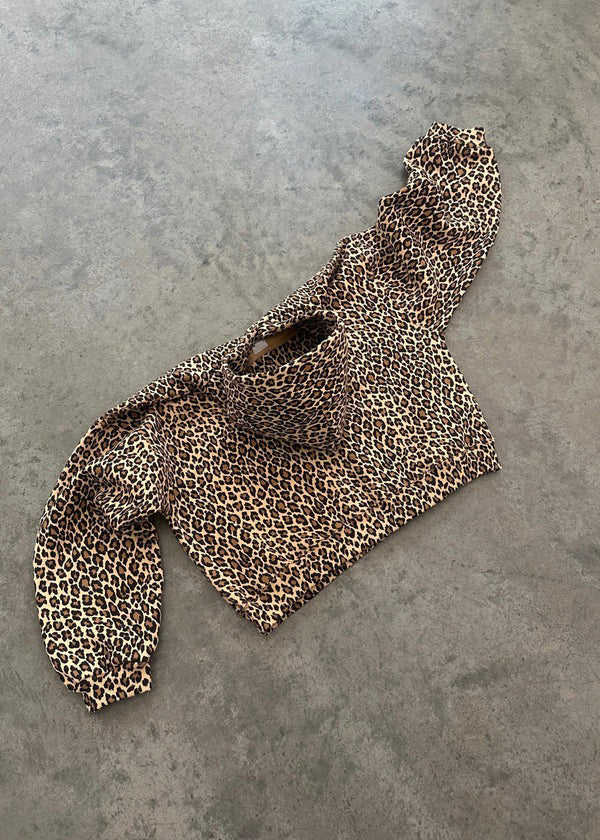 Bowie Leopard Print Hoodie