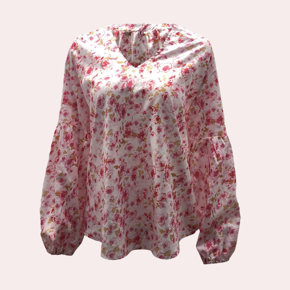 Lightweight Casual Floral Blouse for Women