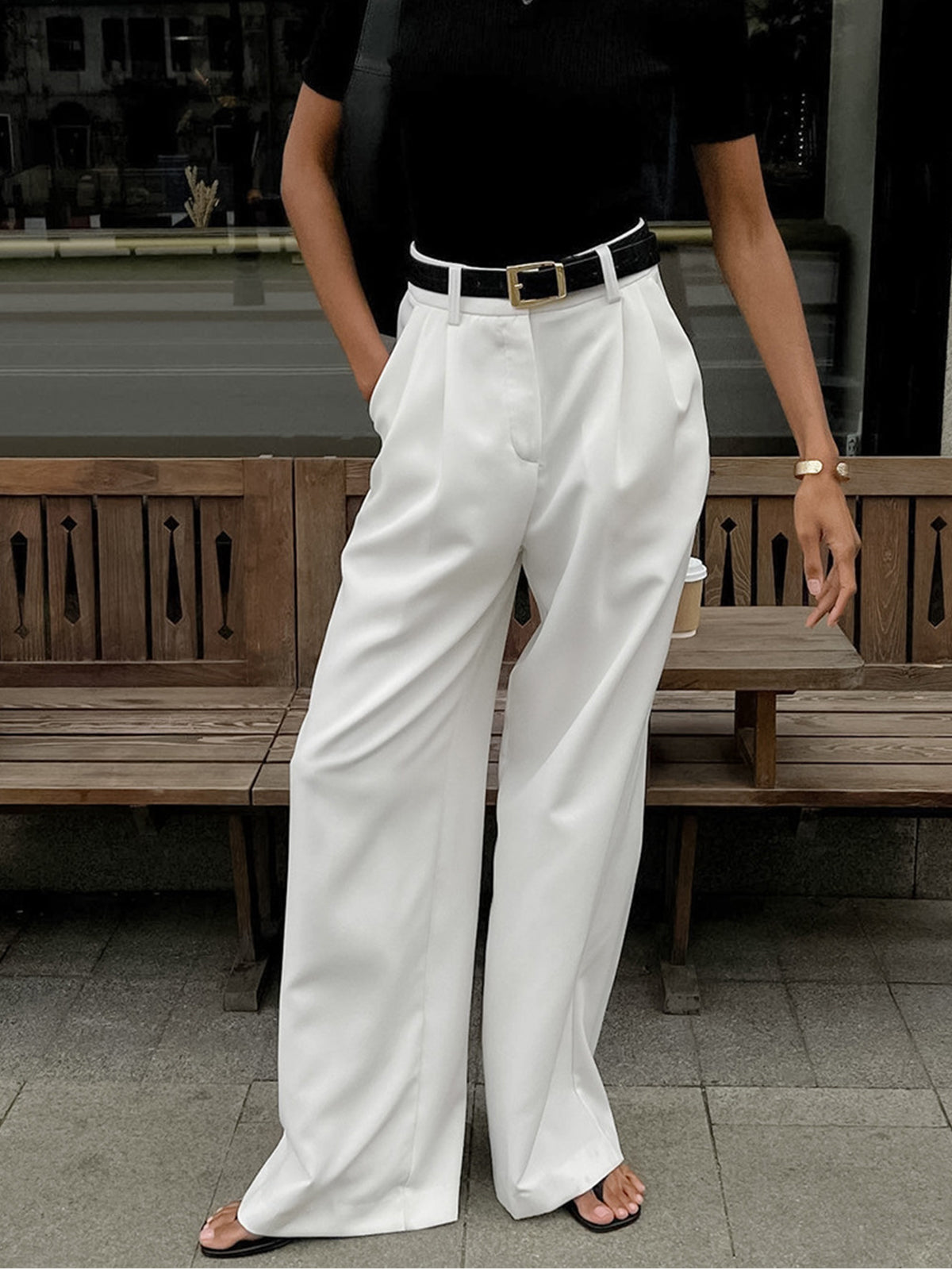 Julea | Chic High-Waisted Women's Trousers
