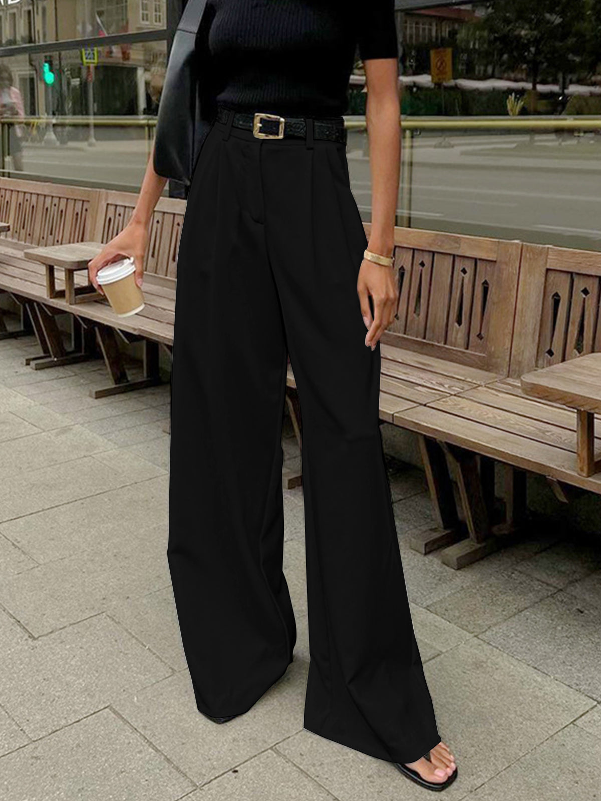 Julea | Chic High-Waisted Women's Trousers