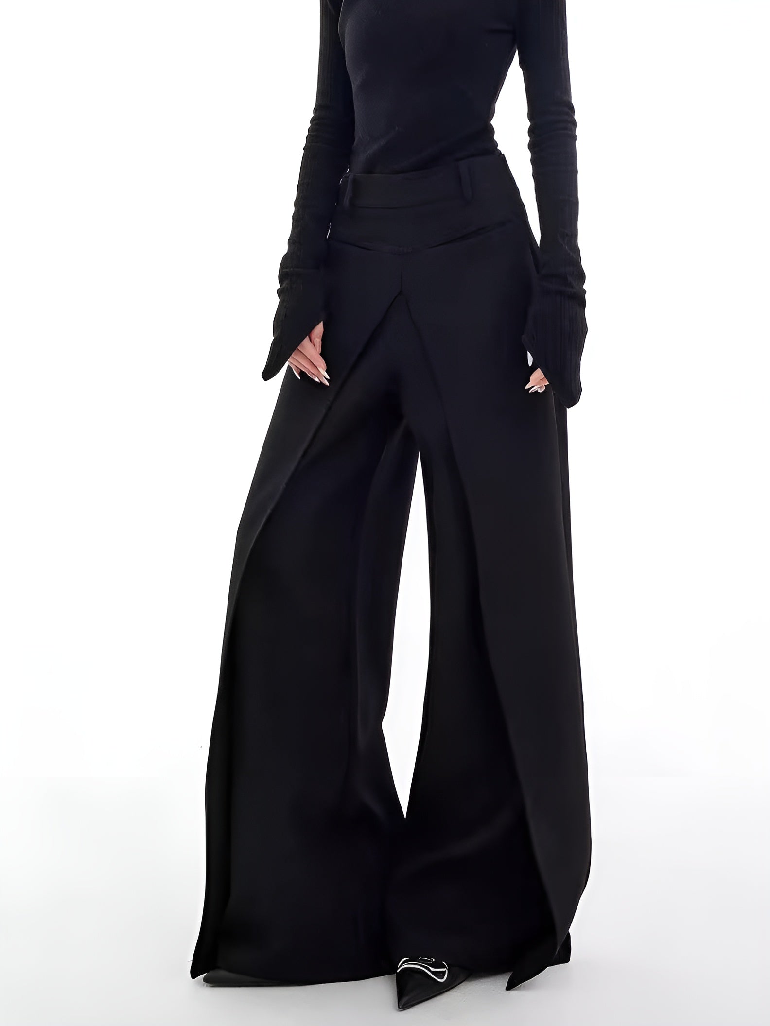 Noma | Relaxed Wide-Leg Pants with Pockets for Effortless Style