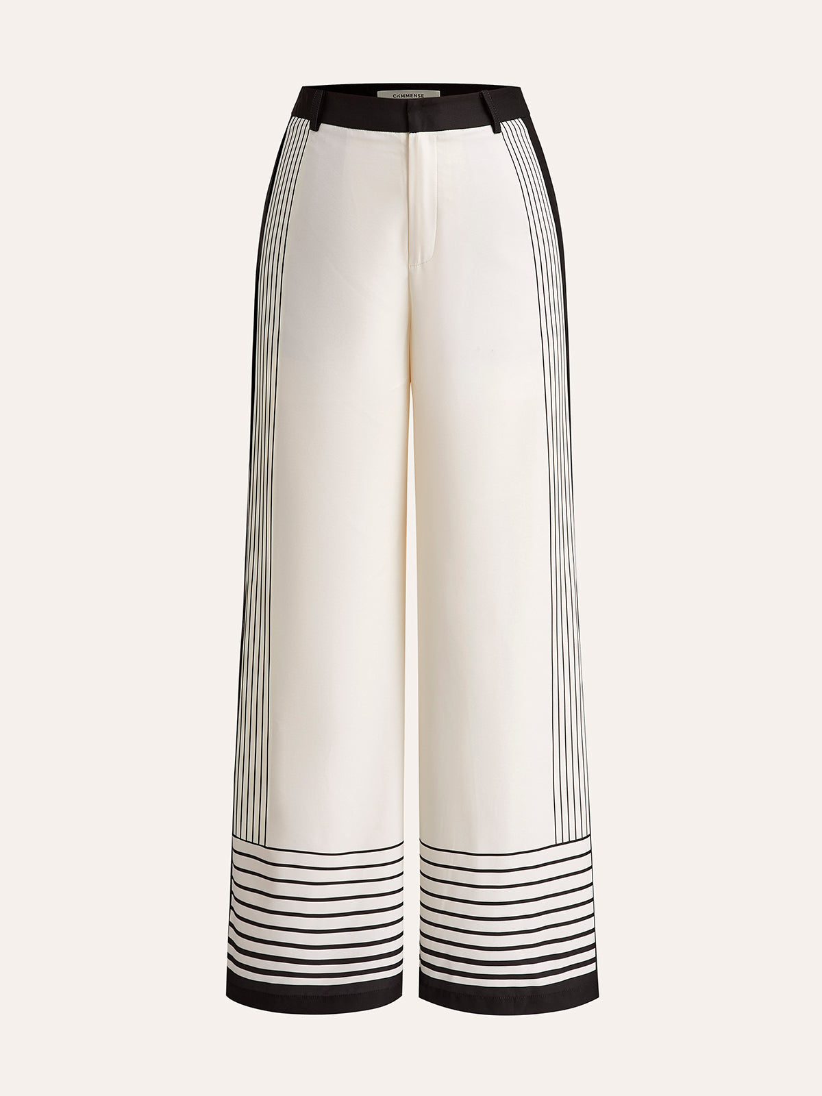 Suvi | Women's Mid-Waist Striped Pants