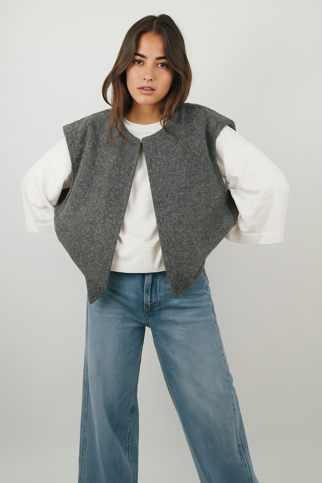 Merlana | Ladies' Luxe Vest - Elegant, Soft, and Comfortable