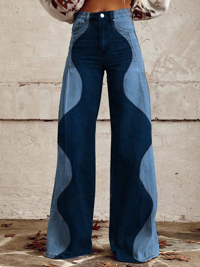 Cindy | Women's Wide-Fit Vintage Flare Pants - Comfortable and Stylish