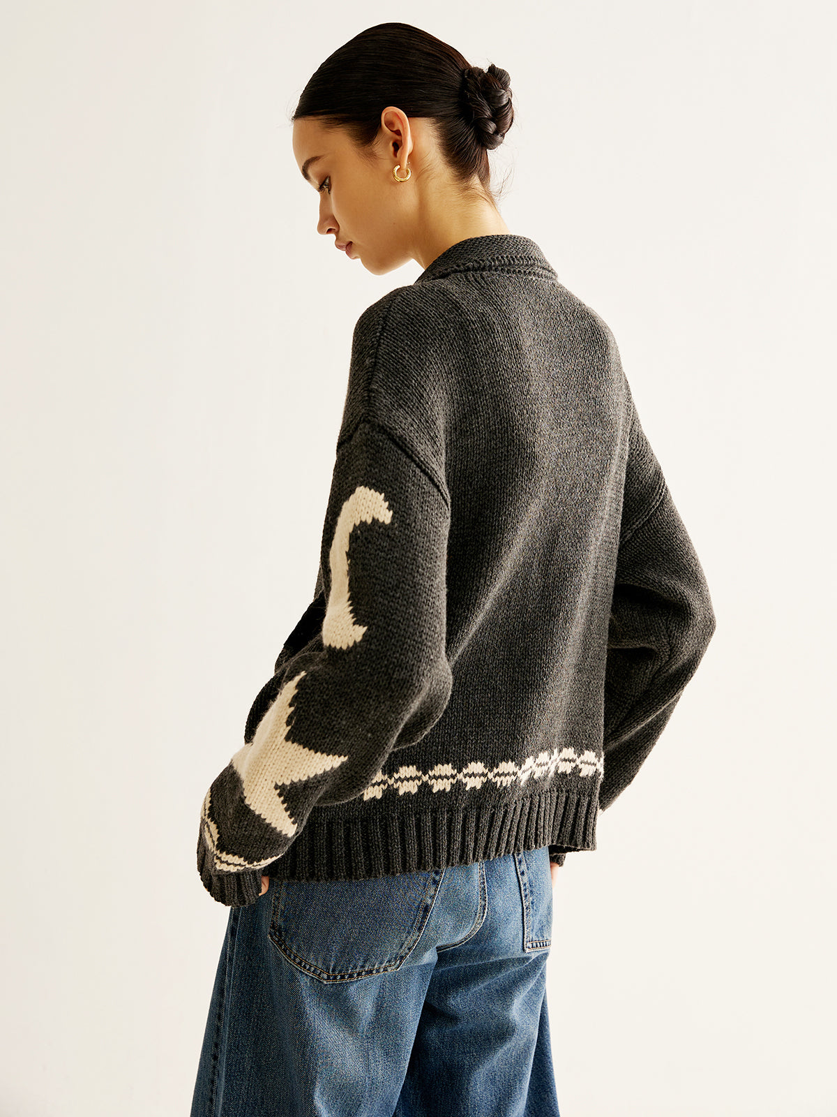 Djura | Women's Casual Vest - High Stretch Jacquard