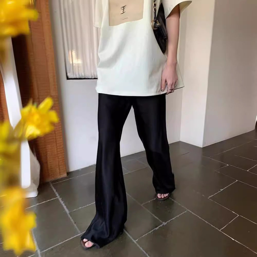 Liliana | Elegant Wide Leg Satin Pants – Stylish & Comfortable