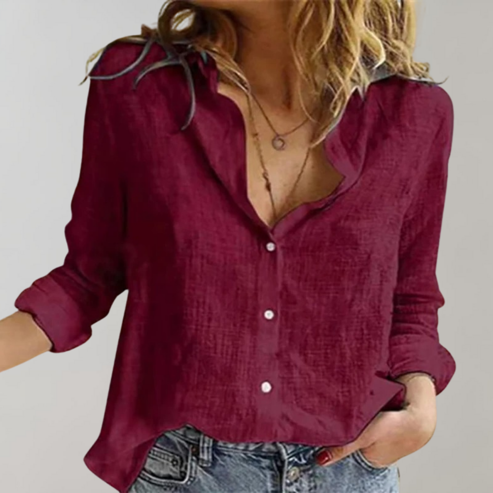 Cozy Cotton Women's Blouse
