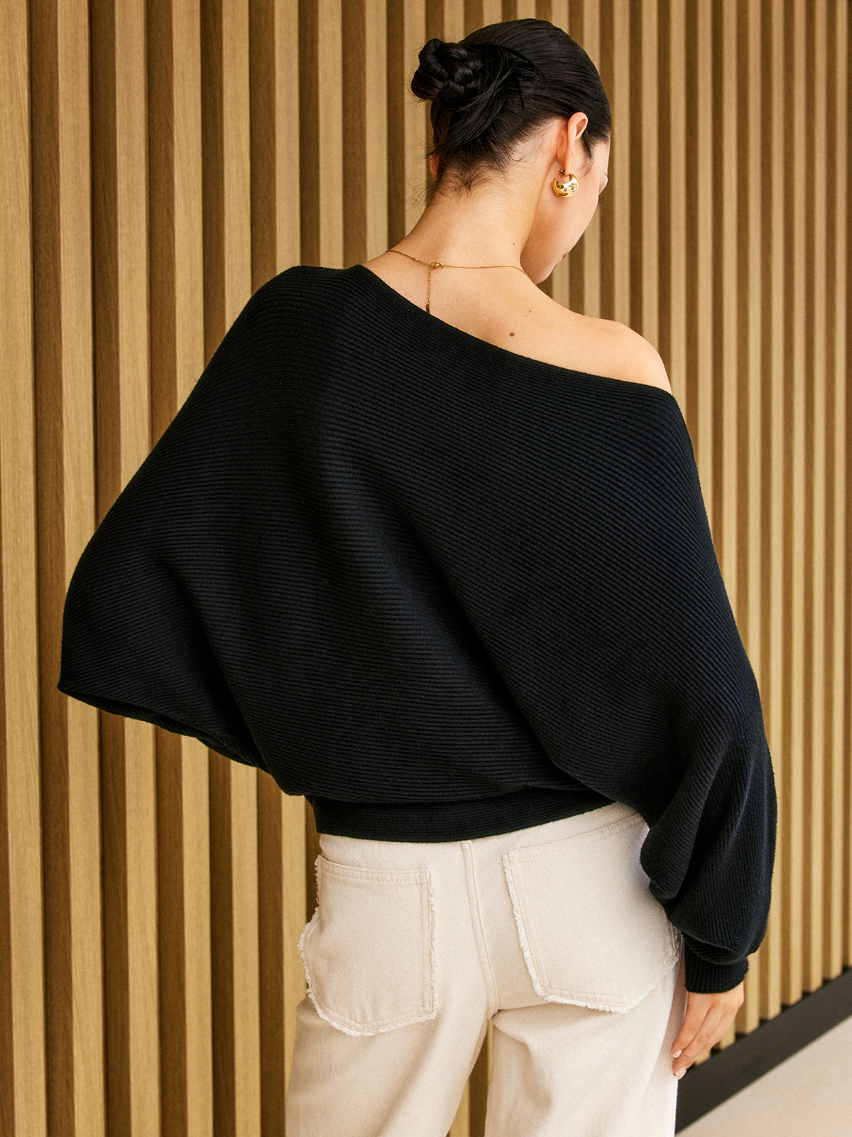 Lima | Women's Casual One-Shoulder Sweater