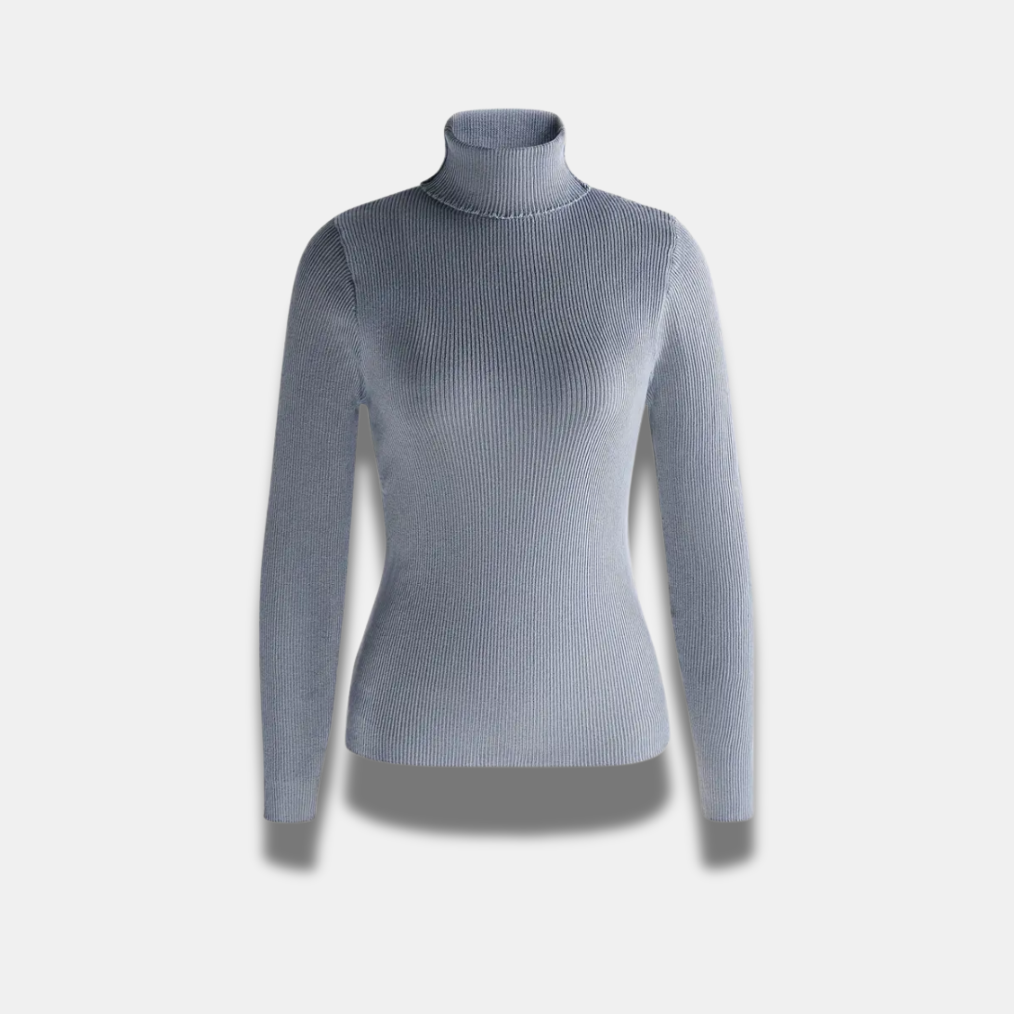 Odelle | Women's Fitted Knitted Sweater with Collar – Soft and Stylish