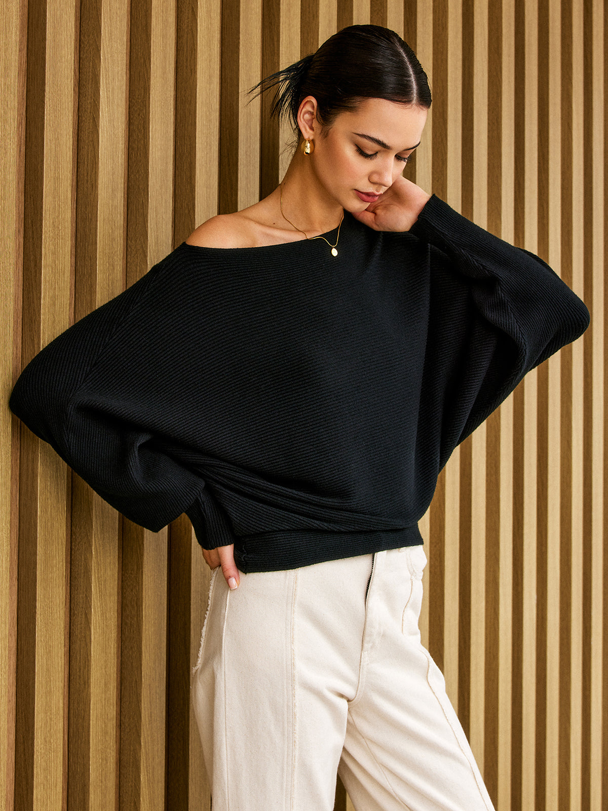Imani | Cozy Women's Asymmetrical Sweater