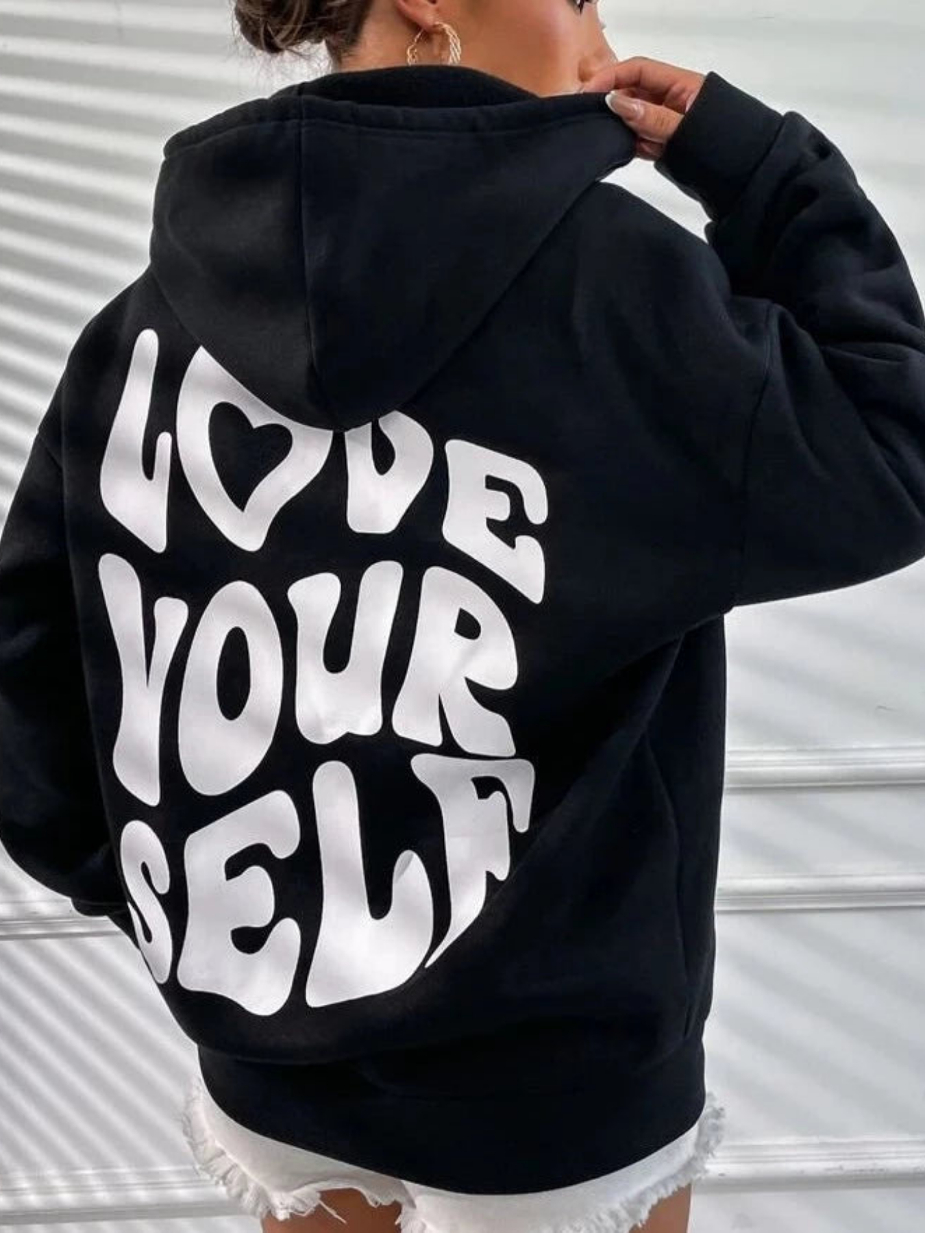 Self-Love Hoodie for Women - Cozy Cotton, Trendy Streetwear Design