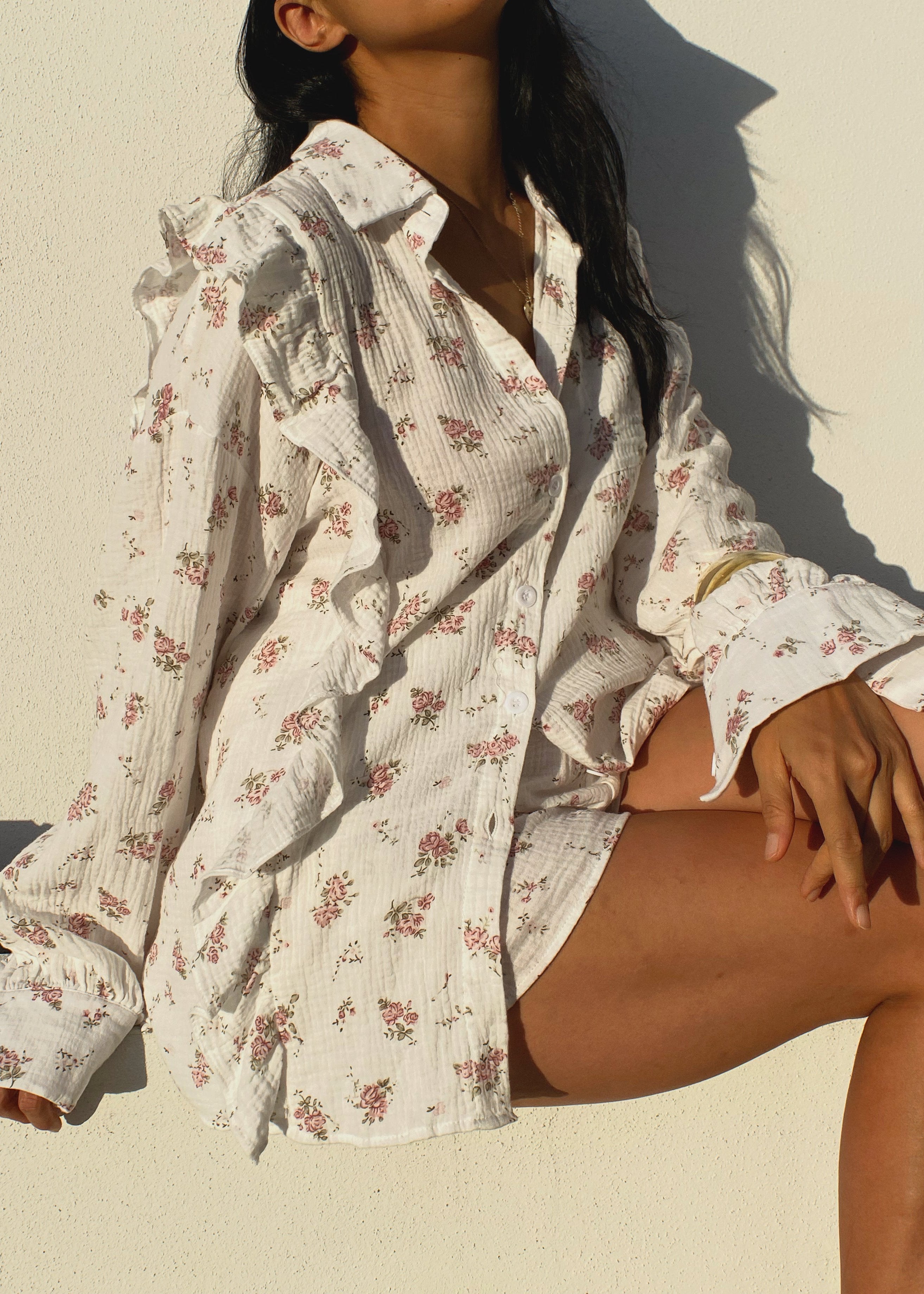 Milja | Floral Print Cotton Summer Set