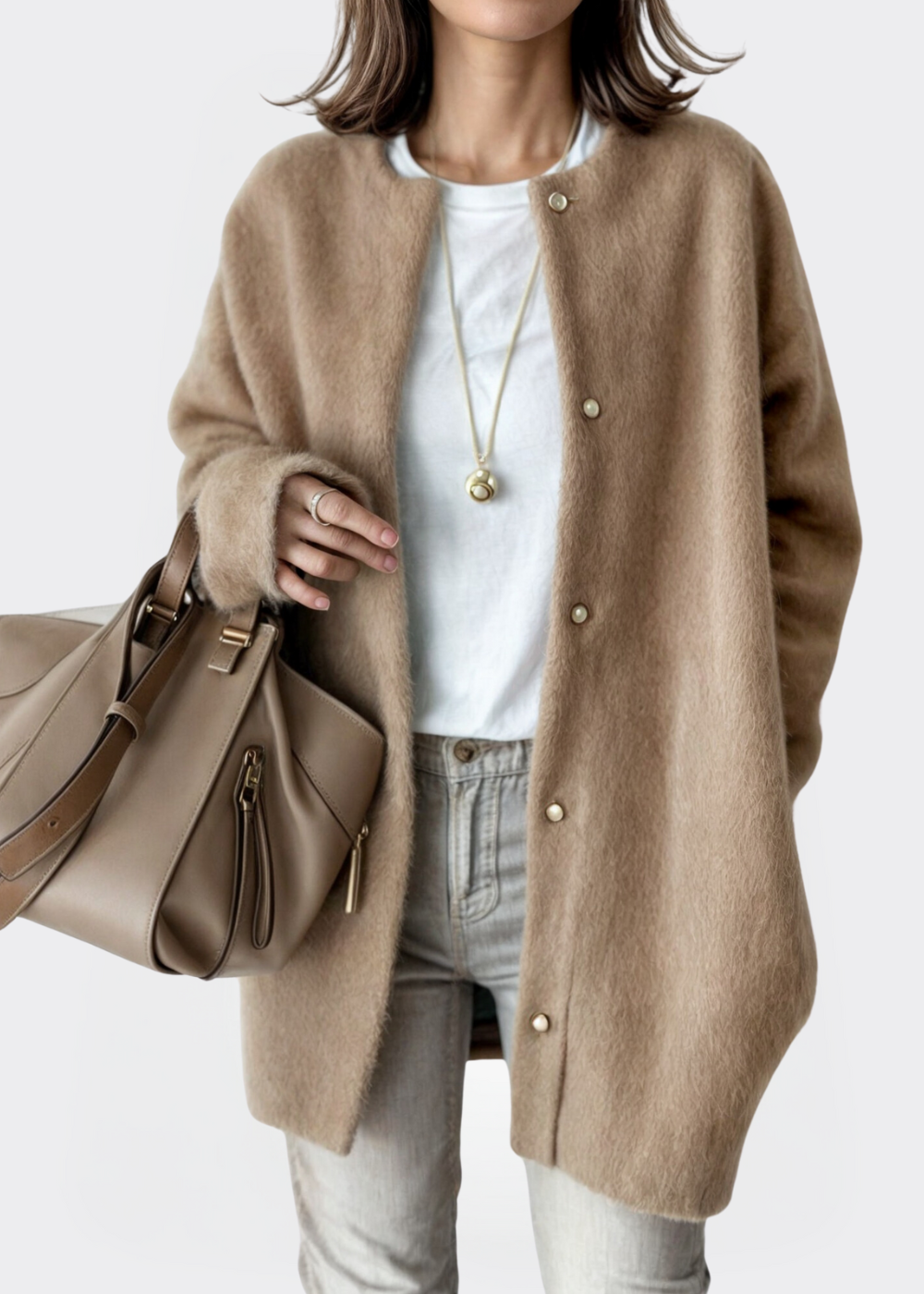 Nelma | Chic Soft Fabric Open Cardigan for Women - Ultimate Comfort