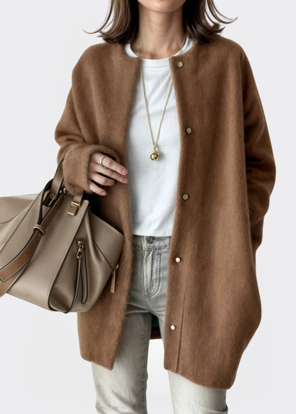 Nelma | Chic Soft Fabric Open Cardigan for Women - Ultimate Comfort