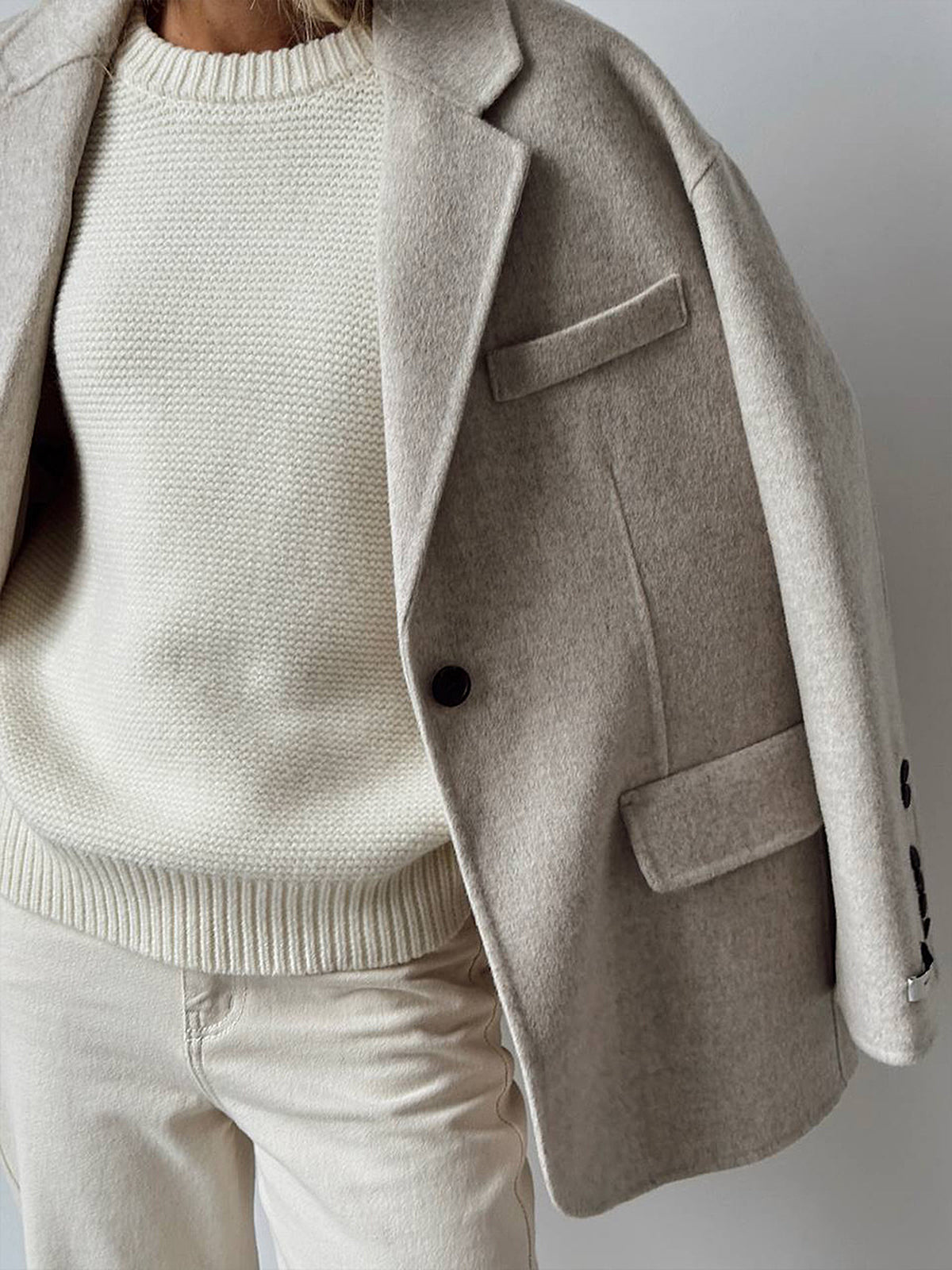 Novio | Women's Knitted Sweater - Regular Fit with Light Stretch