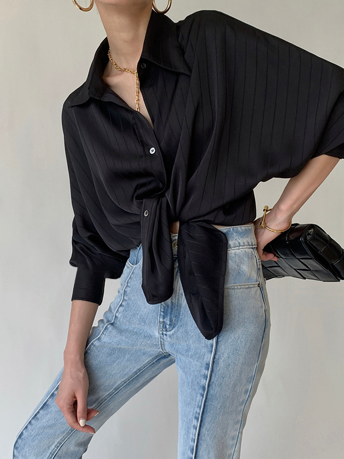 Lora | Women's Oversized Blouse - Effortlessly Casual and Timeless Style