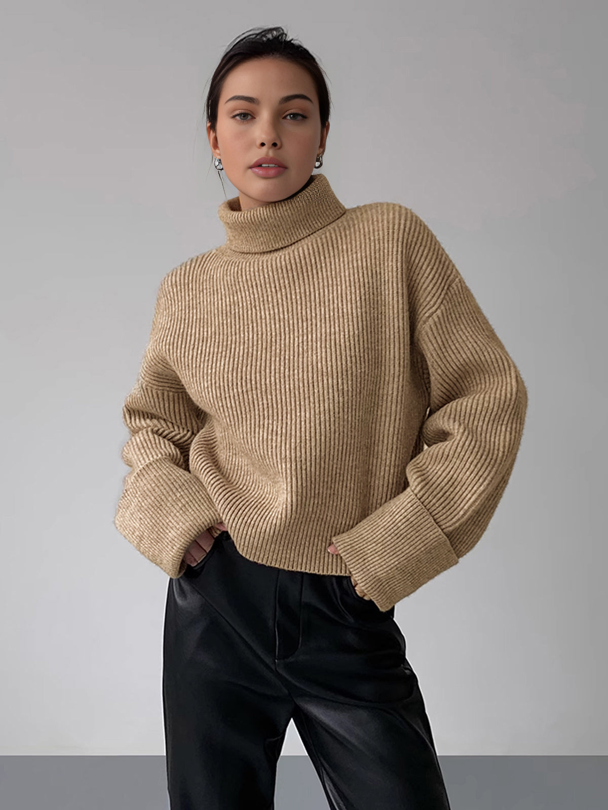 Mirala | Women's Turtleneck Sweater - Chic and Cozy