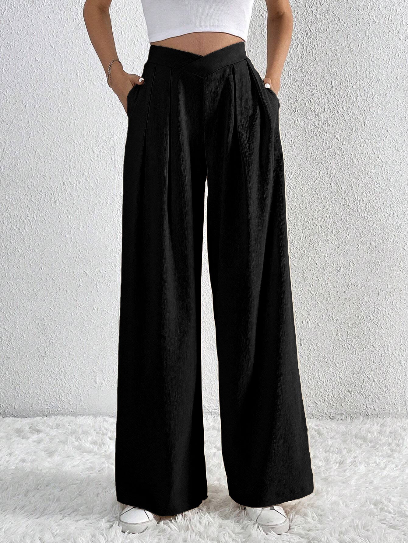 Jaelyn | Women's High-Waisted Wide-Leg Pants