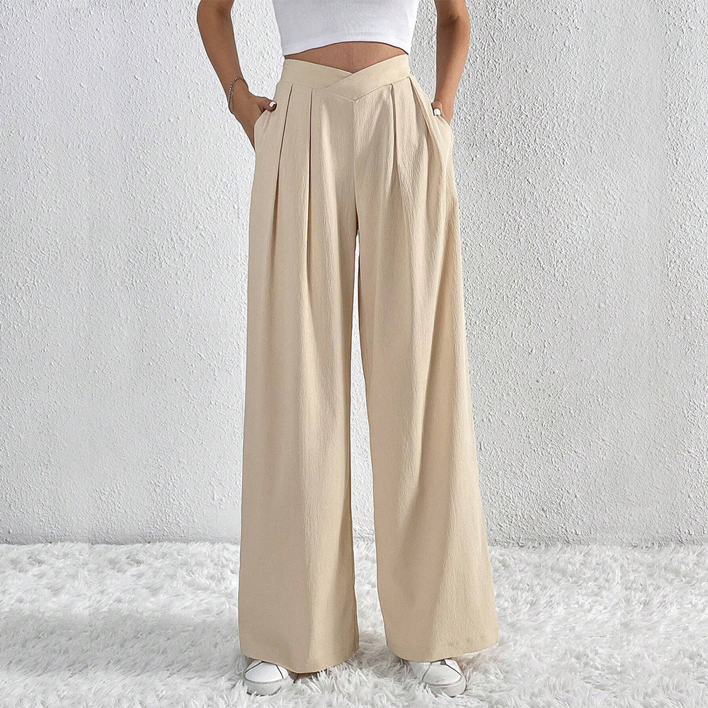 Jaelyn | Women's High-Waisted Wide-Leg Pants