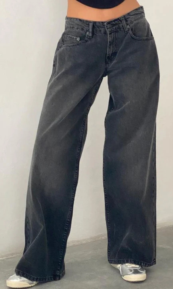 Roja | Trendy Women's Low Rise Straight-Leg Jeans