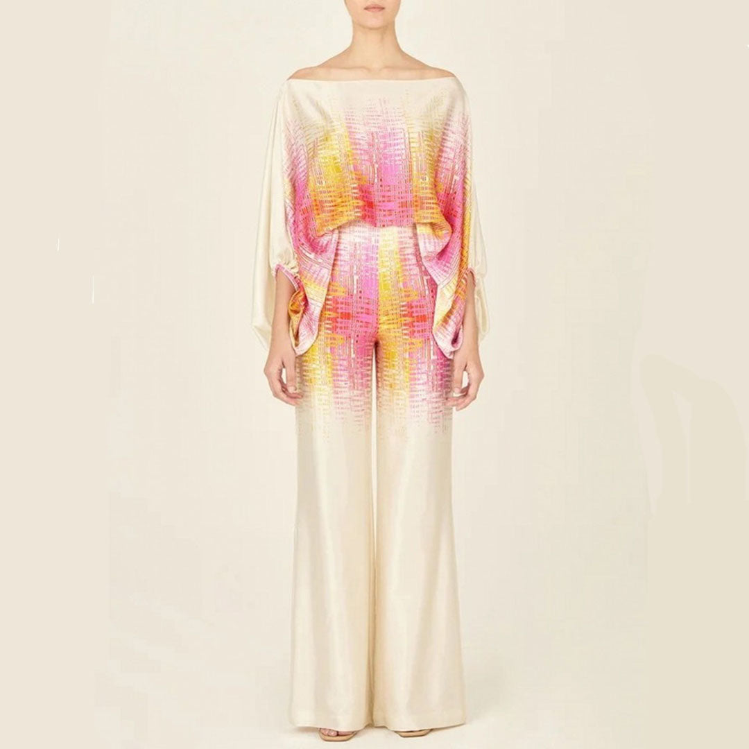 Rome | Elegant Satin Finish Two-Piece Set with a Shiny Touch