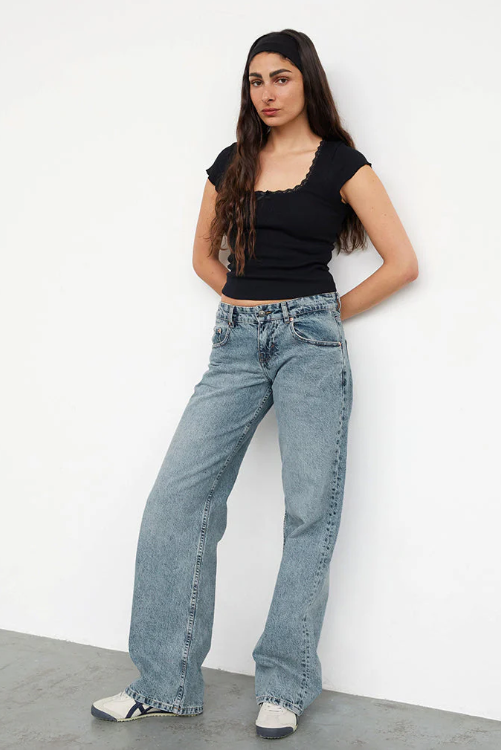 Dulcia | Stylish & Cozy Stretch Denim Jeans - Y2K Inspired Fit