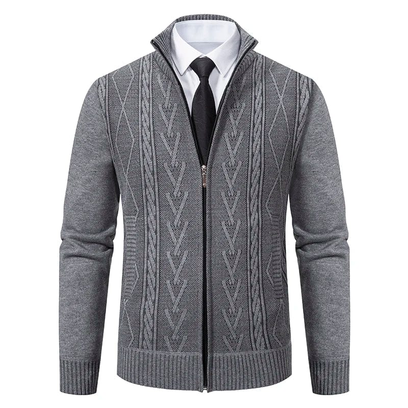 Aristo Knit Zip-Up Cardigan