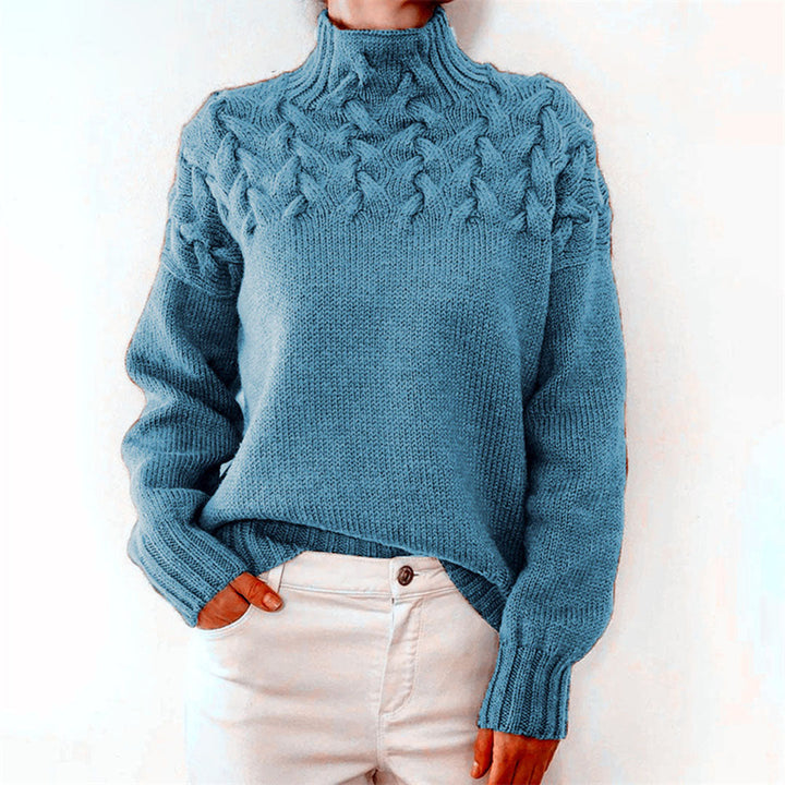 Sofie | Women's Turtleneck Knitted Sweater