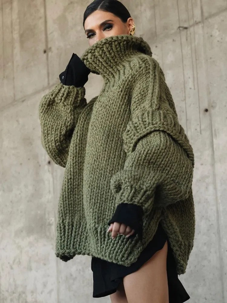 Annica | Cozy Oversized Knitted Sweater – Stylish, Soft, and Comfortable