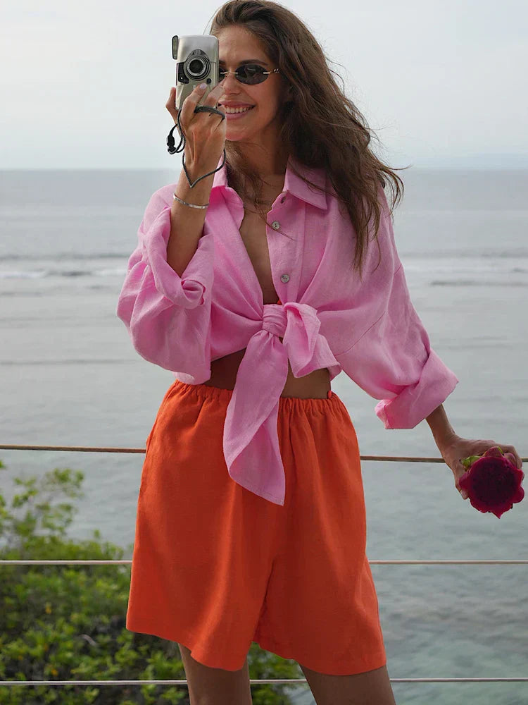 Dewi | Airy and Stylish Loose-Fitting Women's Blouse