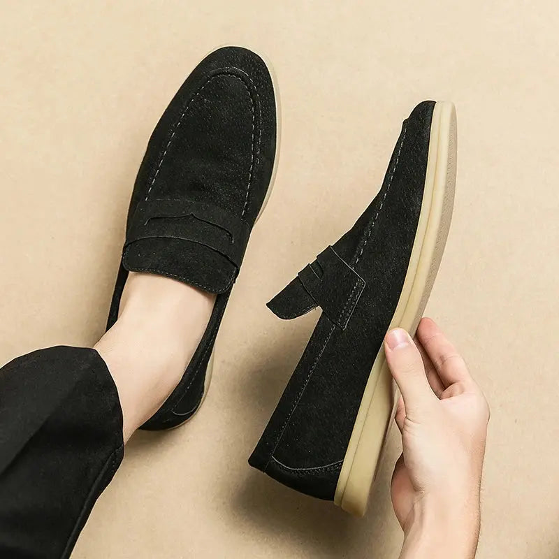 James™ - Chic Lace-Up Loafers