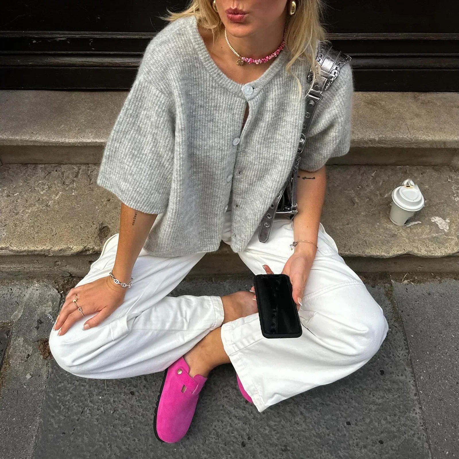 Jalia | Short Sleeve Tank Top