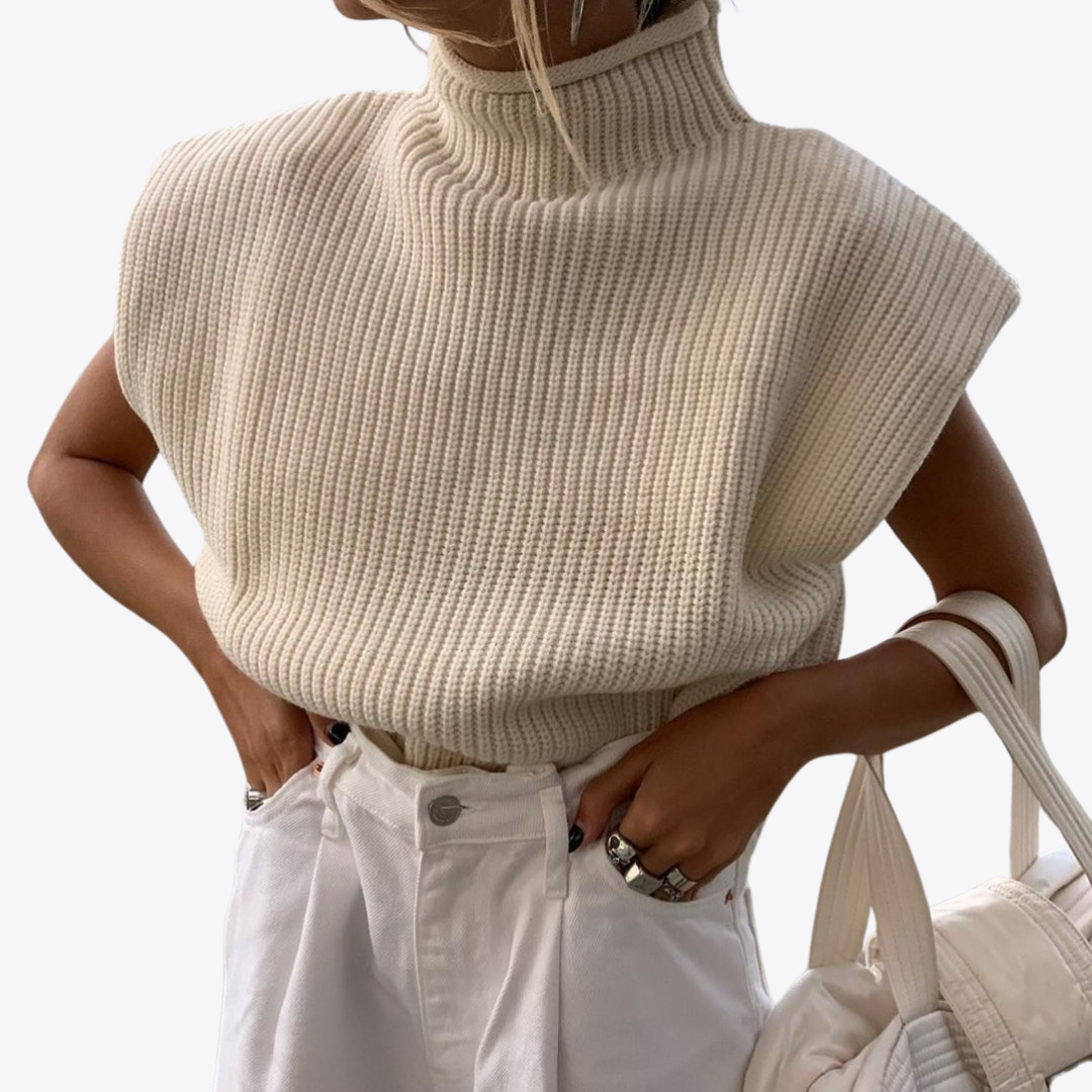 Jianna | Short Sleeve Turtleneck Pullover
