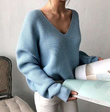 Vasha | Women's Cozy V-Neck Sweater - Made with Premium Fabrics for Ultimate Comfort