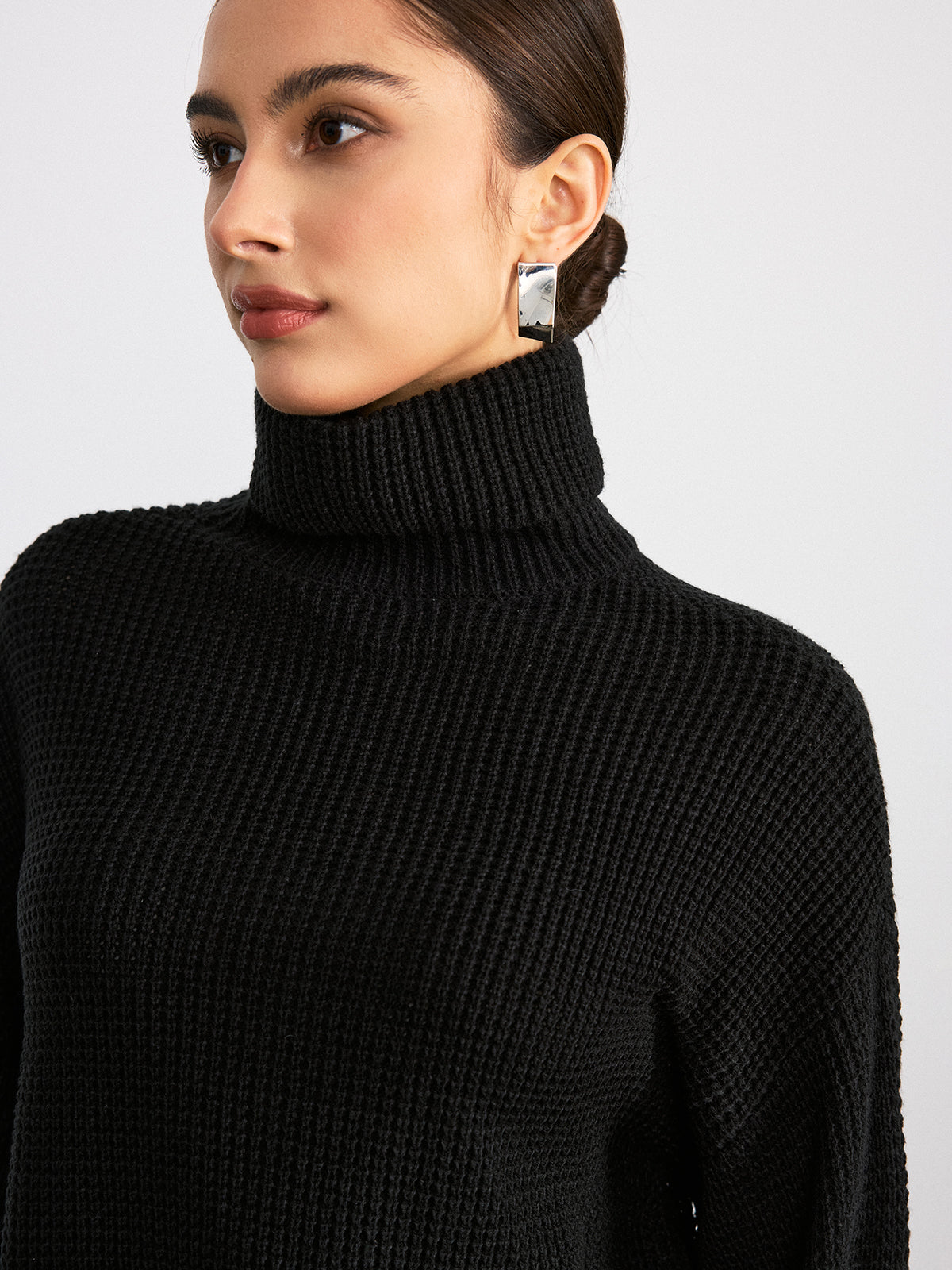 Kate | Women's Turtleneck - Premium Knit Design with Flared Sleeves