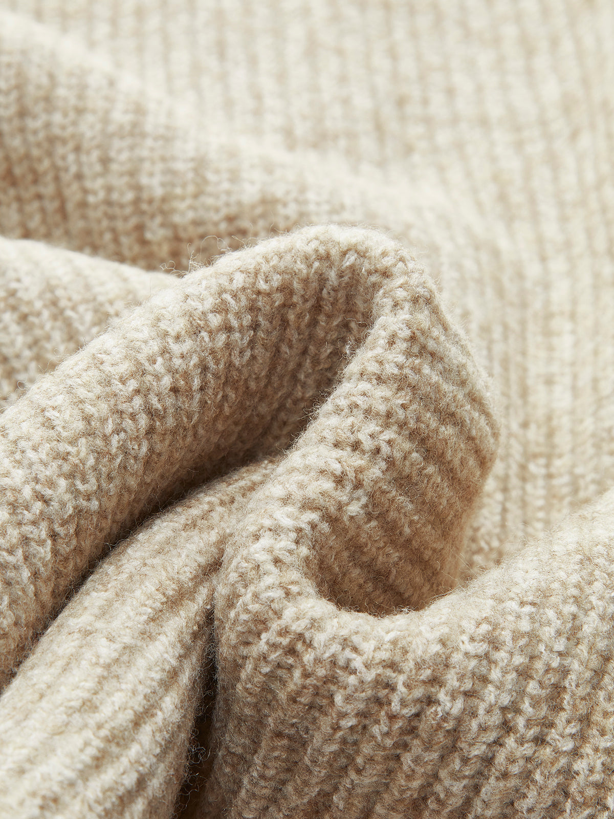 Jaxxy Women's Casual Wool Blend Zipper Sweater - Stretchy and Comfortable