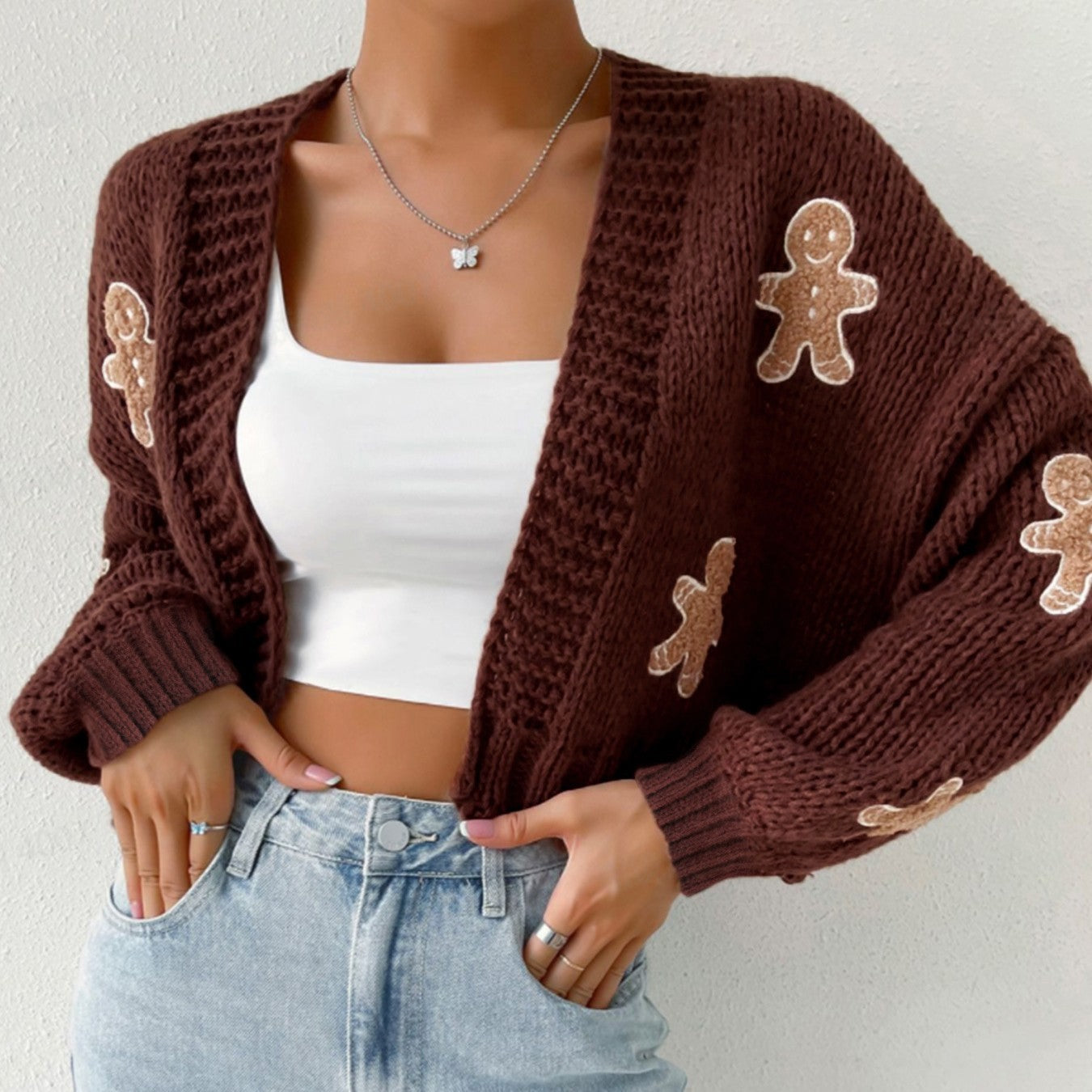 Cozy Cropped Knit Vest