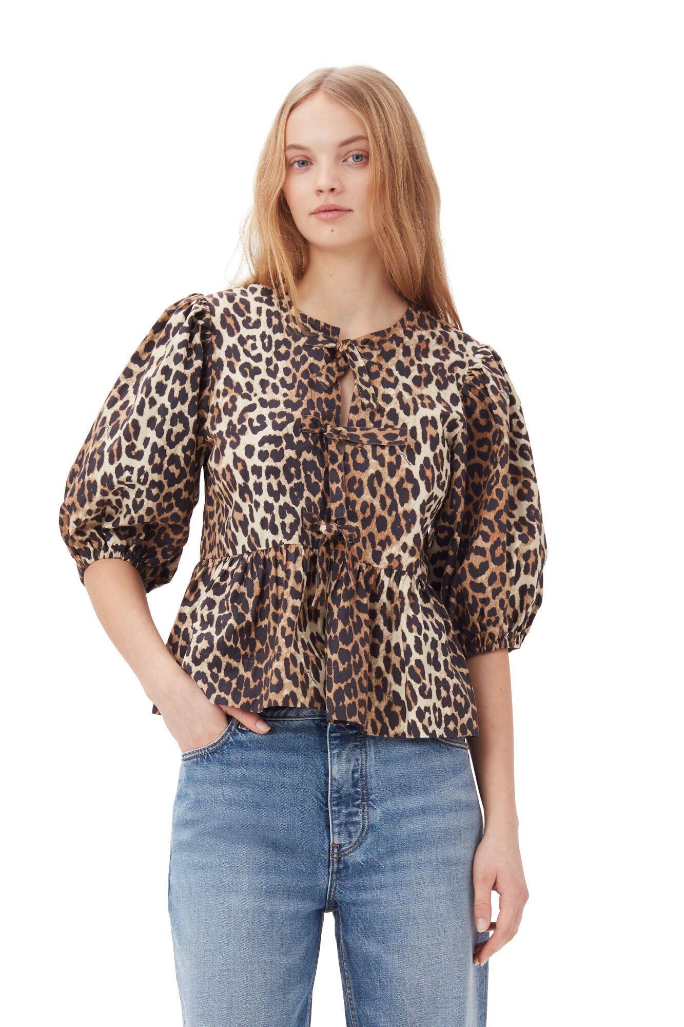 Ana | Women's Trendy Blouse with Puff Sleeves