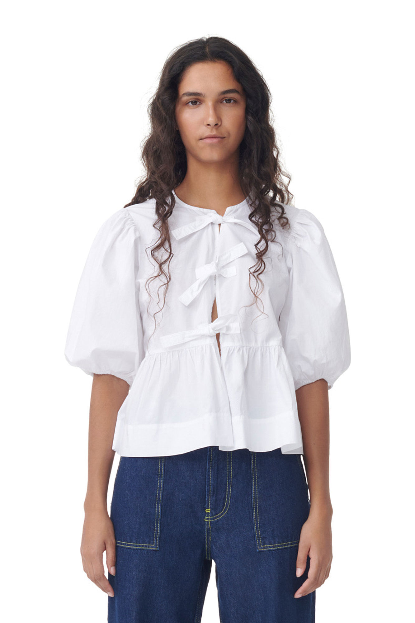 Ana | Women's Trendy Blouse with Puff Sleeves