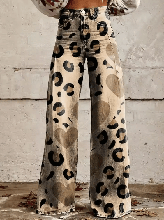 Nanine | Vintage-Inspired Boho Wide Leg Trousers