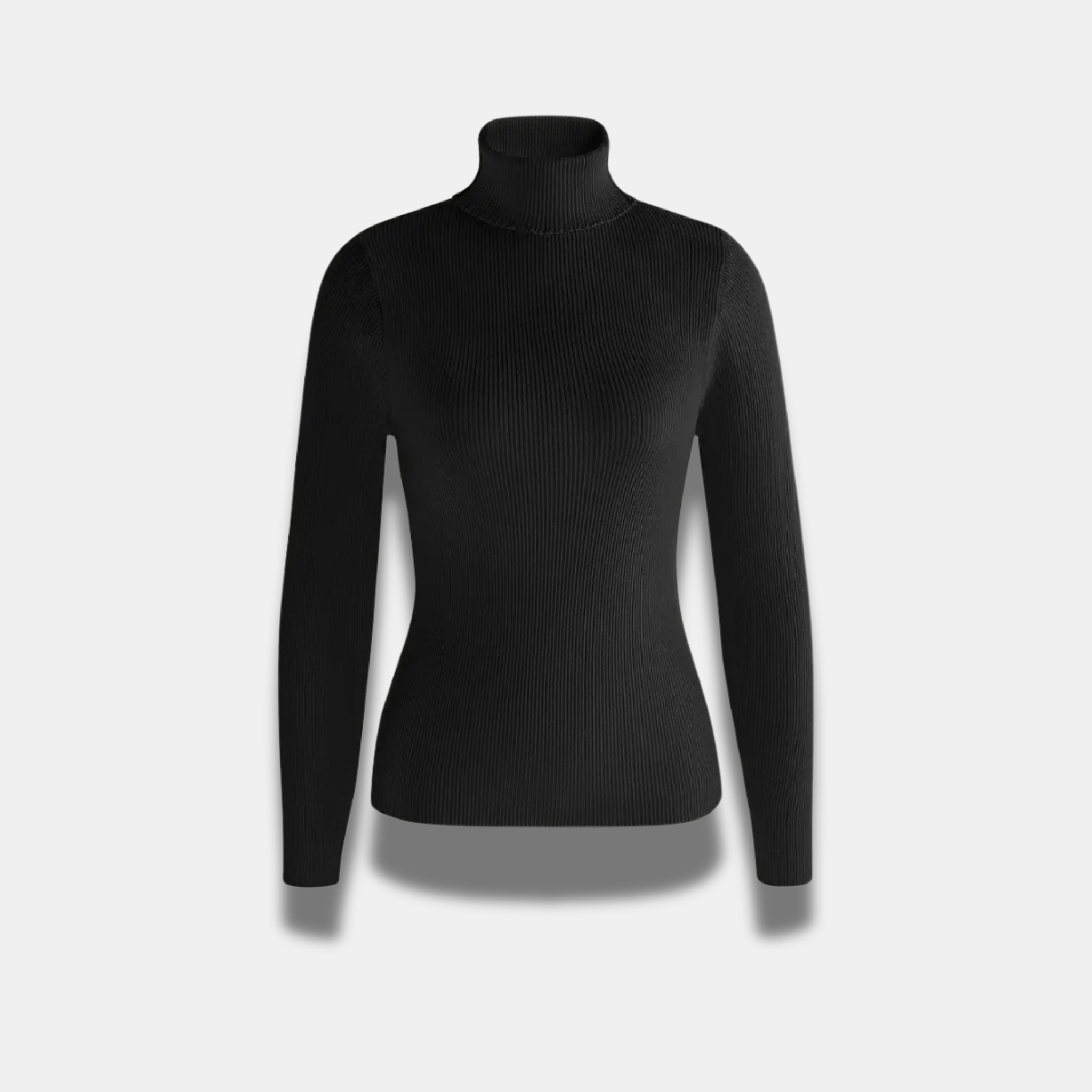 Odelle | Women's Fitted Knitted Sweater with Collar – Soft and Stylish