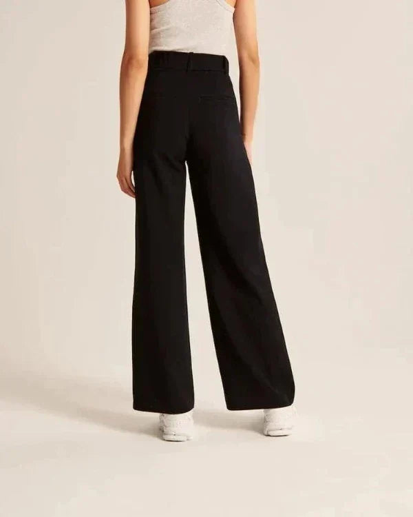 High-Waisted Wide-Leg Pants